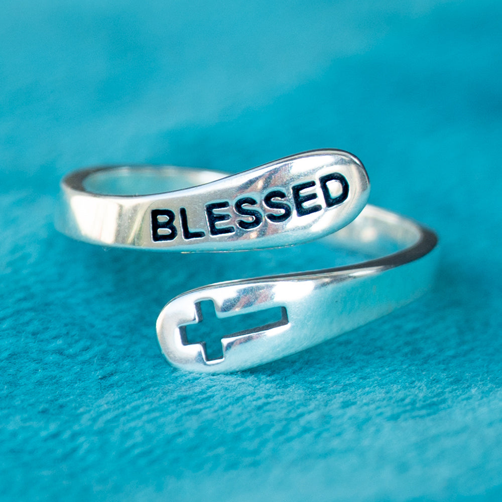 Sterling Silver Blessed Ring